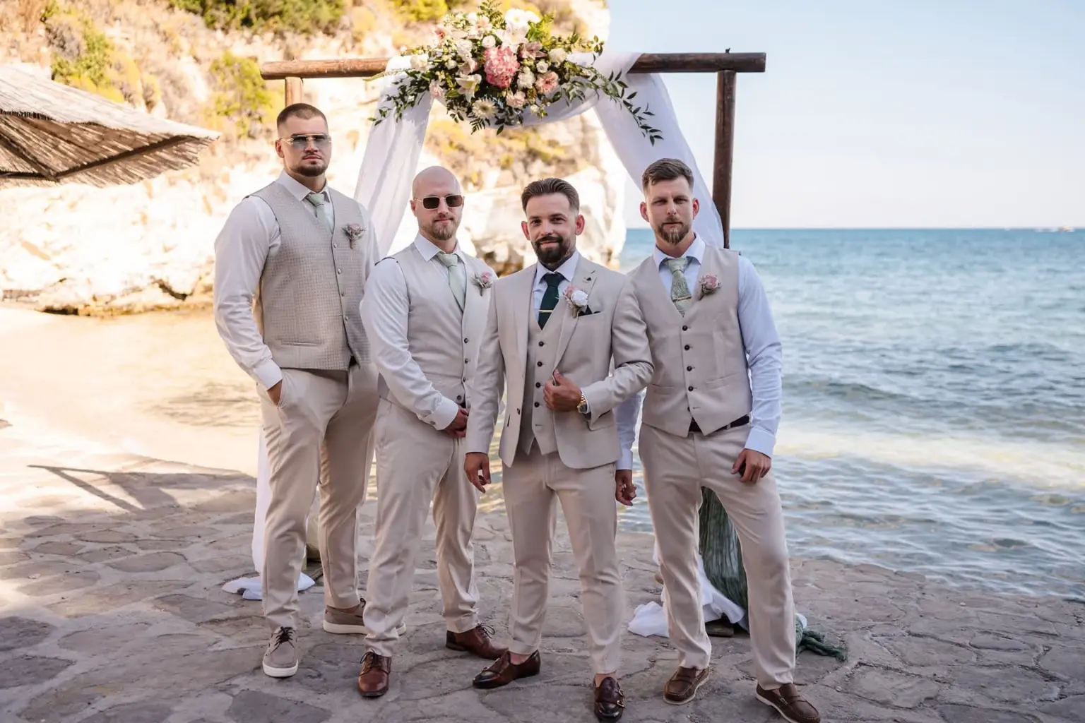 A vőlegény és tanúi Zakynthoson